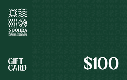 Noohra Candle Co. gift card for online  purchases