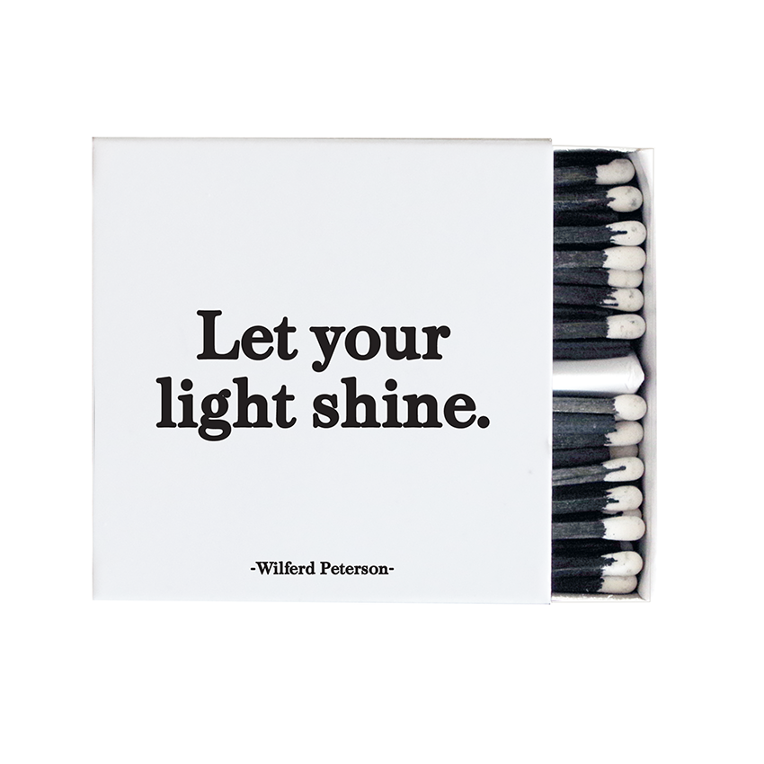 Inspirational Matchboxes - Let Your Light Shine