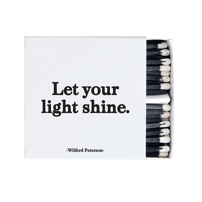 Inspirational Matchboxes - Let Your Light Shine