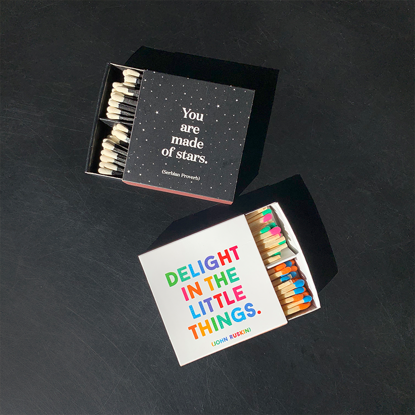 Inspirational Matchboxes - Comfort Zones