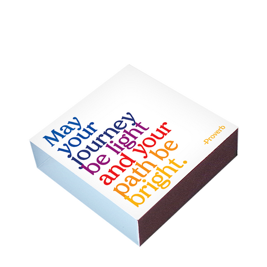 Inspirational Matchboxes - Journey Be Light
