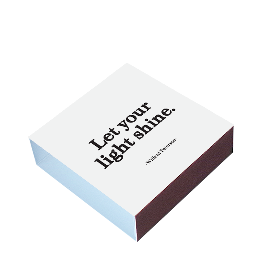 Inspirational Matchboxes - Let Your Light Shine